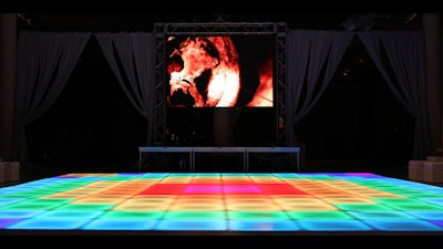 LED wall and floor