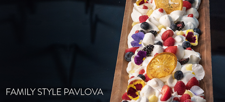 Family-style Pavlova