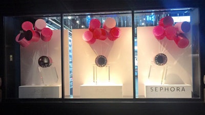 A window display for Sephora and Stella McCartney