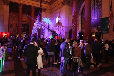 The American Museum of Natural History, with all of its fossils, made a natural venue for the Coach launch.