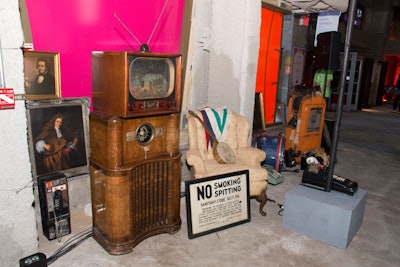 The festival's visuals and props included nods to storytelling history, including typewriters, instruments, and even Melcher’s own Macintosh collection.