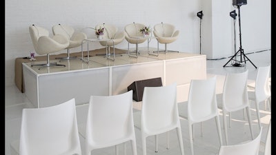 Arenson Rentals offers both stage and audience seating.