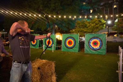 Organizers focused on providing activities that are typically found at a camp, such as archery and relay races.