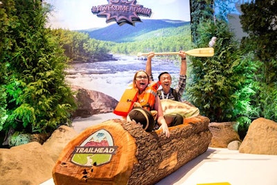 The new Trailhead Zone included hands-on training as well as photo opportunities and a game called Trailhead Quest, in which attendees completed activities for a chance to win prizes.