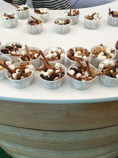 In keeping with the theme, organizers offered single servings of s'mores mix as a snack each day in Dreampark.