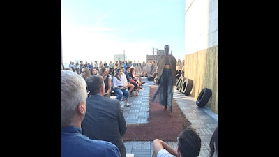 Rooftop fashion show