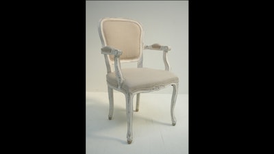 White French dining arm chair