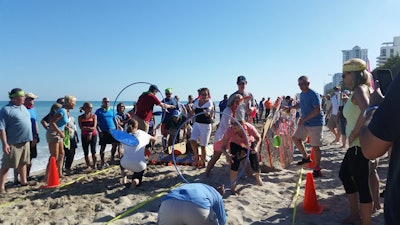 Beach Buggy Battle beach teambuilding