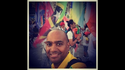 Many flags representing many nations