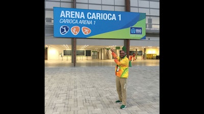 My workplace for the games: Carioca 1