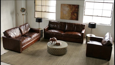 Larkin collection in cigar leather