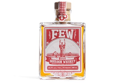 Few Spirits mini bourbon bottle, $28, available from Mouth, features notes of rich caramel, black pepper, and smooth wheat.