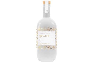 Far North Spirits Solveig gin, $54, available from Mouth, is made from non-G.M.O. rye grown on a Minnesota family farm. It comes in a snowflake-clad bottle.