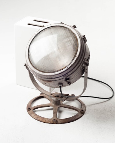 Antique steel spotlight, $85, available in New York from Acme Studio