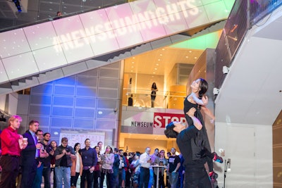 Visual artist Leonardo Cardim's 'Hear My Voices' performance focused on showcasing language and expression through music, voice, and dance.