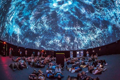 Coverage of the inaugural Panorama Music Festival in New York was among the most-read stories on BizBash.com this year. The centerpiece of the festival was a domed area with a variety of digital interactive art exhibits.
