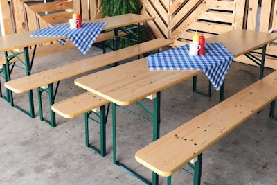 Ronen Rental's Beer Garden Set