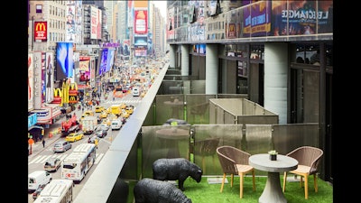 Terrace Times Square Overview - Get lost in your work, or get lost in our view of Times Square.