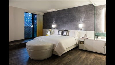 Times Square Terrace Room - Our new terrace guest rooms feature unique touches throughout the open space.
