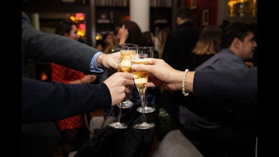 Launch event for Célange Bijux Blanc champagne
