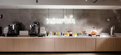 Nourish Café- The cafe always has unlimited coffee, healthy snacks, newspapers, and the latest magazines.