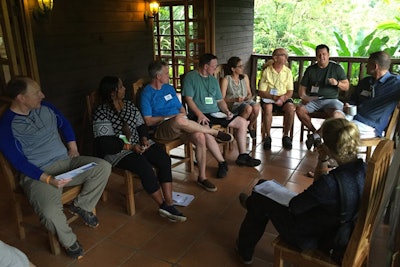 Rather than holding meetings in traditional conference rooms, Cisewski suggests trying unconventional locations to create a more meaningful and memorable experience. During the Executive Thought Leader Summit in Costa Rica, one day of programming took place on the balcony of a cabin in the woods at Rancho Margot.