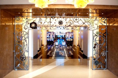 'Portal,' a sculpted iron archway designed by Bob Dylan for MGM National Harbor, is the iconic singer's first permanent display of public art.