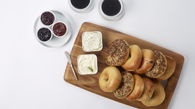 Basket of New York Style Bagels