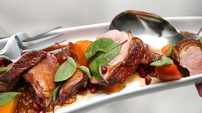Pomegranate Duck and Ham, Holiday Catering