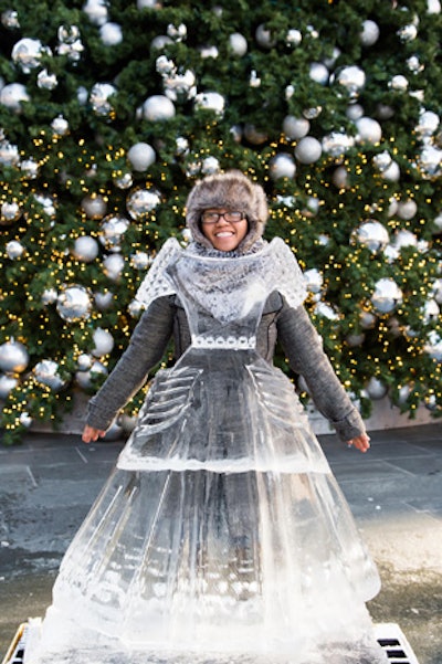 CityCenterDC Ice Sculpting