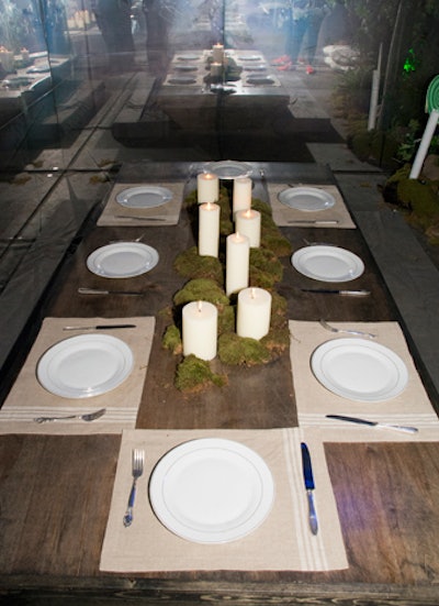 The forest room also included a motion-triggered dinner table. As guests sat down, the plates and silverware began to levitate.