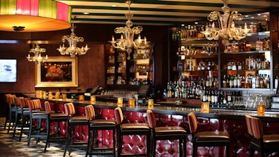 Relax and mingle in Carnivale's lounge
