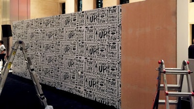 Essence Fun Fearless Life Beauty Event Step n’ Repeat designed by Mark Stephen Experiential Agency