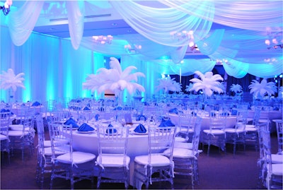 Miramar Cultural Center Banquet Hall during sit down plated dinner.