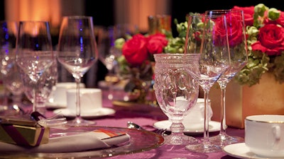 Tablescape design and set up for dining events