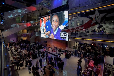 The sold-out Sips portion of the Sips and Suppers event attracted 1,000 people for cocktails and light bites across five floors of the Newseum to benefit DC Central Kitchen and Martha's Table.