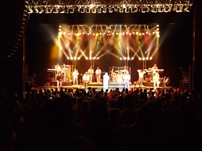 Kool & The Gang performs on the Miramar Cultural Center stage.