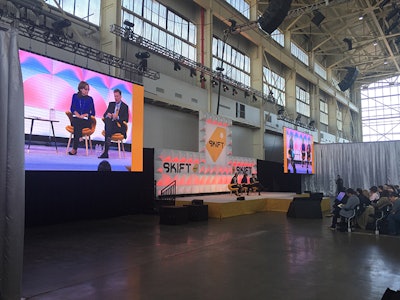 LED Displays at Duggal Greenhouse in Brooklyn