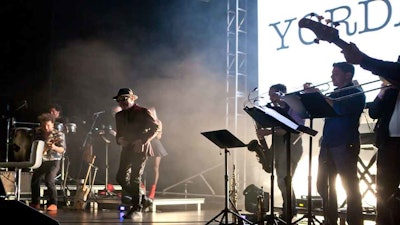 Venezuelan singer-songwriter Yordano performs on Miramar Cultural Center stage to sold out crowd.