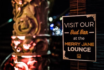At the Smoked Out Roast of Snoop Dogg in November, hosted by All Def Digital and Fusion TV, Merry Jane created a lounge with a bud bar and gift bags.