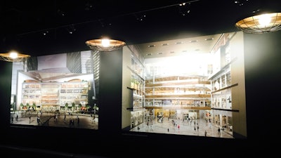 Hudson Yards Opening Event Graphics designed by Overland Entertainment