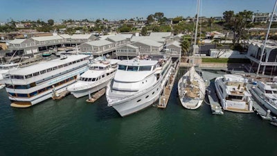 All yachts docked