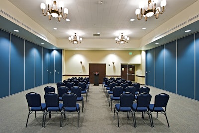 Miramar Cultural Center Banquet Hall with Theatre style seating.