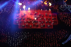 One of the highlights of the show for producers was the use of color-changing LED torches held by an on-field audience.