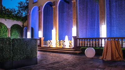 Illuminate your evening events with Brick Columns
