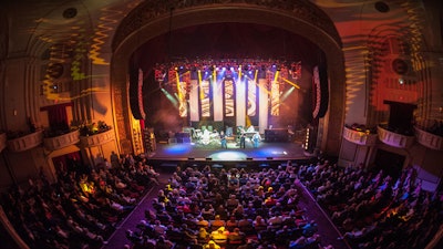 Fully seated concert
