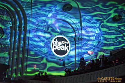 Logo projection using in-house digital mapping
