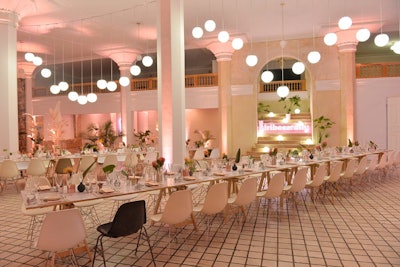 The bright, airy Hudson Loft served as a a blank canvas for the event.