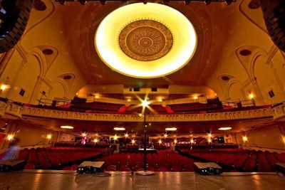 View from the stage
