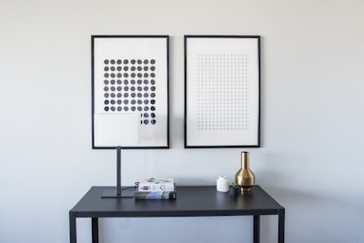 Black Counter and Pieces of Art